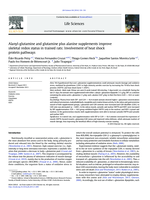 Alanyl-glutamine and glutamine plus alanine supplements improve skeletal redox status in trained rats: Involvement of heat shock protein pathways