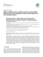 Effects of High-Fat Diet on eHSP72 and Extra-to-Intracellular HSP70 Levels in Mice Submitted to Exercise under Exposure to Fine Particulate Matter