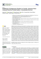 Wellbeing of Indigenous Peoples in Canada, Aotearoa (New Zealand) and the United States: A Systematic Review