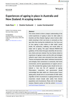 Experiences of ageing in place in Australia and New Zealand: A scoping review
