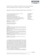 Assessment of patient-to-patient and intra-individual human abdominal skin immune cell variability