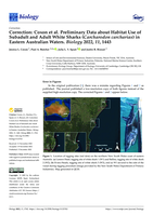 Correction: Coxon et al. Preliminary Data about Habitat Use of Subadult and Adult White Sharks ( Carcharodon carcharias ) in Eastern Australian Waters. Biology 2022, 11 , 1443