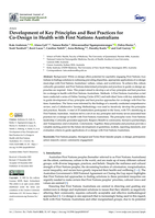 Development of Key Principles and Best Practices for Co-Design in Health with First Nations Australians