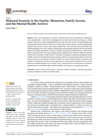 Maternal Insanity in the Family: Memories, Family Secrets, and the Mental Health Archive