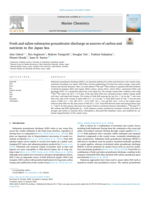 Fresh and saline submarine groundwater discharge as sources of carbon and nutrients to the Japan Sea