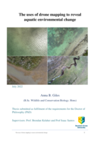 The uses of drone mapping to reveal aquatic environmental change