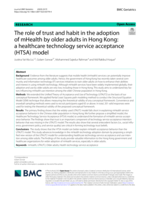 The role of trust and habit in the adoption of mHealth by older adults in Hong Kong: a healthcare technology service acceptance (HTSA) model