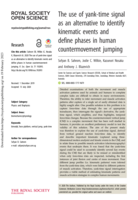 The use of yank-time signal as an alternative to identify kinematic events and define phases in human countermovement jumping
