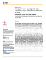 Impacts of human-related practices on Ommatissus lybicus infestations of date palm in Oman