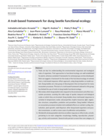A trait-based framework for dung beetle functional ecology