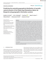 Predicting the potential geographical distribution of parasitic natural enemies of the Dubas bug (Ommatissus lybicus de Bergevin) using geographic information systems