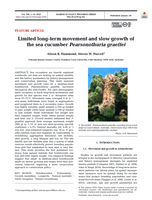 Limited long-term movement and slow growth of the sea cucumber Pearsonothuria graeffei