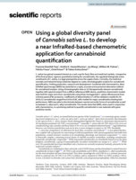 Using a global diversity panel of Cannabis sativa L. to develop a near InfraRed-based chemometric application for cannabinoid quantification