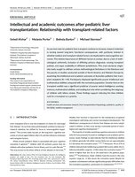 Intellectual and academic outcomes after pediatric liver transplantation: Relationship with transplant-related factors