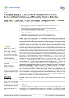 Activated Biochar Is an Effective Technique for Arsenic Removal from Contaminated Drinking Water in Pakistan