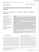 A psychometric analysis of the Caring Assessment Tool version V