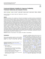 Constructed Wetlands Suitability for Sugarcane Profitability, Freshwater Biodiversity and Ecosystem Services