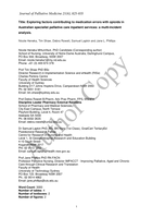 Exploring Factors Contributing to Medication Errors with Opioids in Australian Specialist Palliative Care Inpatient Services: A Multi-Incident Analysis
