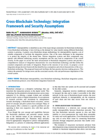 Cross-Blockchain Technology: Integration Framework and Security Assumptions