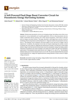 A Self-Powered Dual-Stage Boost Converter Circuit for Piezoelectric Energy Harvesting Systems