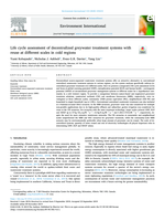 Life cycle assessment of decentralized greywater treatment systems with reuse at different scales in cold regions