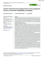 Imprints of historical and ecological factors in the phylogenetic structure of Australian Meliphagides assemblages