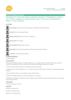 Osteopathy in rural and remote Australia: analysis of demographic, practice and clinical management characteristics from a nationally representative sample of 992 osteopaths