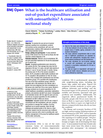 What is the healthcare utilisation and out-of-pocket expenditure associated with osteoarthritis? A cross-sectional study
