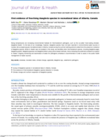 First evidence of free-living Naegleria species in recreational lakes of Alberta, Canada