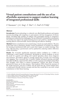 Virtual patient consultations and the use of an ePortfolio assessment to support student learning of integrated professional skills