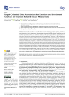 Target-Oriented Data Annotation for Emotion and Sentiment Analysis in Tourism Related Social Media Data