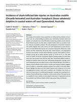 Incidence of shark‐inflicted bite injuries on Australian snubfin (Orcaella heinsohni) and Australian humpback (Sousa sahulensis) dolphins in coastal waters off east Queensland, Australia