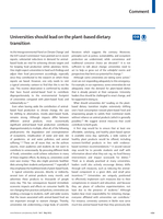 Universities should lead on the plant-based dietary transition