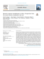 Research capacity strengthening in Africa: Perspectives from the social sciences, humanities, and arts