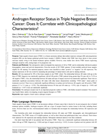 Androgen Receptor Status in Triple Negative Breast Cancer: Does It Correlate with Clinicopathological Characteristics?