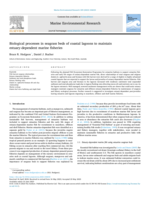 Biological processes in seagrass beds of coastal lagoons to maintain estuary-dependent marine fisheries