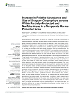 Increase in Relative Abundance and Size of Snapper Chrysophrys auratus Within Partially-Protected and No-Take Areas in a Temperate Marine Protected Area