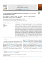 The phytotoxicity of soil-applied herbicides is enhanced in the first-year post strategic deep tillage
