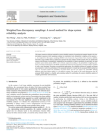 Weighted low-discrepancy samplings: A novel method for slope system reliability analysis