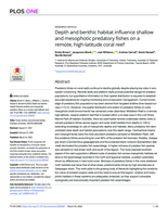 Depth and benthic habitat influence shallow and mesophotic predatory fishes on a remote, high-latitude coral reef