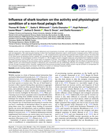 Influence of shark tourism on the activity and physiological condition of a non-focal pelagic fish