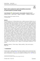 Multi-criteria analysis for rapid vulnerability assessment of marine species to climate change