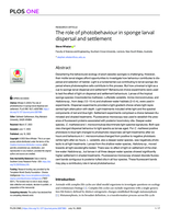 The role of photobehaviour in sponge larval dispersal and settlement