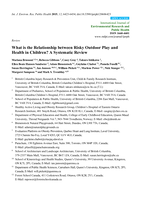 What is the Relationship between Risky Outdoor Play and Health in Children? A Systematic Review