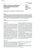 Basket weaving as an Aboriginal methodology and theoretical framework