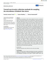 Toward non-invasive collection methods for sampling the microbiome of diabetic foot ulcers