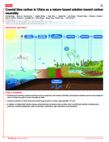 Coastal blue carbon in China as a nature-based solution toward carbon neutrality