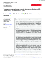 Underwater macrophotogrammetry to monitor in situ benthic communities at submillimetre scale
