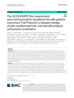 The ACCELERATE Plus (assessment and communication excellence for safe patient outcomes) Trial Protocol: a stepped-wedge cluster randomised trial, cost-benefit analysis, and process evaluation