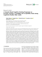 A Semantic-Based Cognitive Training Programme on Everyday Activities: A Feasibility and Acceptability Study among Cognitively Healthy Older Adults